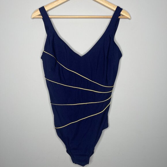Women’s vintage Robby Len One Piece Swimsuit size 14T - Picture 1 of 6